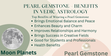 Pearl Gemstone – Benefits in Vedic Astrology